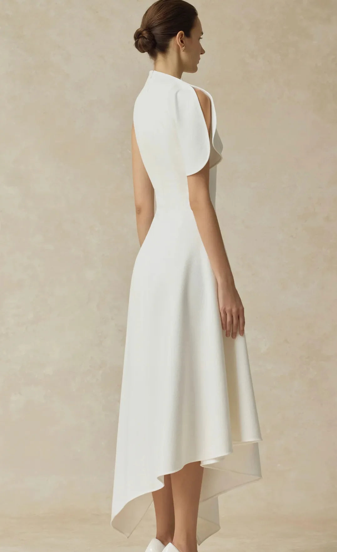 high slit short dress Ever-Pretty Plus Size Empire Waist A-Line V-Neck Holiday Dress with Long Lantern Sleeves main image 0
